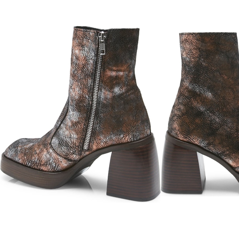 Free People Nwt Ruby Platform Bootie - image 3